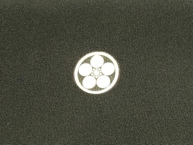 平和屋着物■豪華黒留袖　駒刺繍　流水鴛鴦草花文　金彩　正絹　逸品　DABB3059cm
