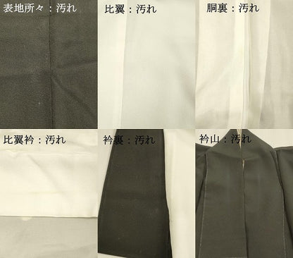 平和屋着物■豪華黒留袖 作家者 風景流水松文 暈し染め 金彩 正絹 逸品 DABB3089cm