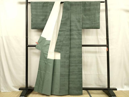 平和屋着物■上質な紬 霞文 正絹 逸品 DABB3098cm