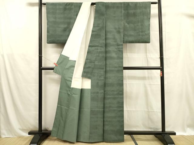 平和屋着物■上質な紬 霞文 正絹 逸品 DABB3098cm