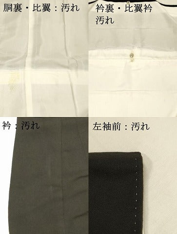 平和屋着物■豪華黒留袖 駒刺繍 花唐草文 金彩 正絹 逸品 DABB3102cm