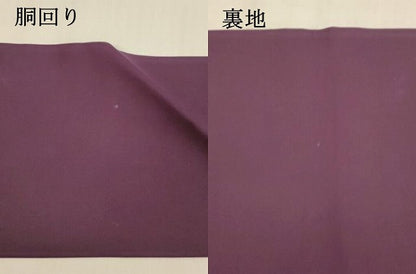 平和屋着物●塩瀬 九寸名古屋帯 舞蝶文 金銀彩 正絹 逸品 DABB3158cm