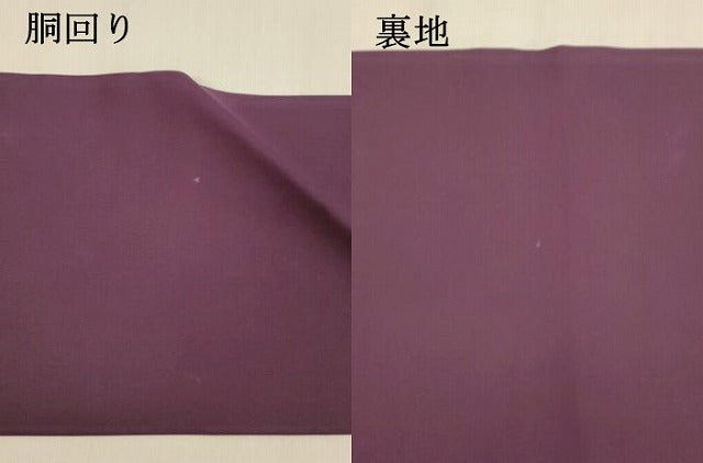 平和屋着物●塩瀬 九寸名古屋帯 舞蝶文 金銀彩 正絹 逸品 DABB3158cm