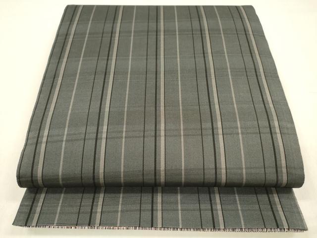 平和屋着物●両面 太鼓柄袋帯 唐織 源氏香花文 銀糸 正絹 逸品 DABB3164cm