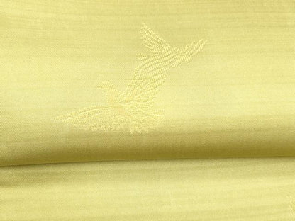 平和屋着物●染色作家 斉藤三才 両面 太鼓柄袋帯 抽象文様 三才鳥 銀糸 引箔 正絹 逸品 DABB3174cm