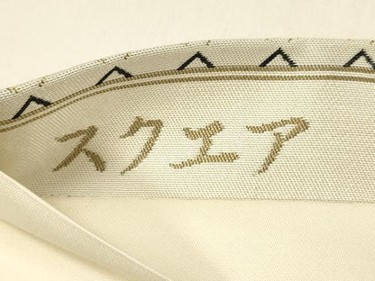 平和屋着物●六通柄袋帯　スクエア　正絹　逸品　DABB3186cm