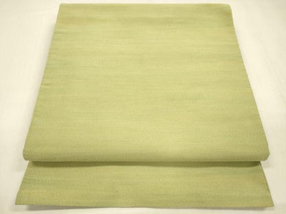 平和屋着物●爪掻本綴作家 伊達静 八寸名古屋帯 霞文 正絹 逸品 DABB3194cm