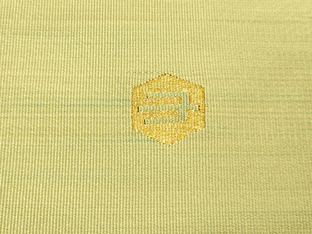 平和屋着物●爪掻本綴作家 伊達静 八寸名古屋帯 霞文 正絹 逸品 DABB3194cm