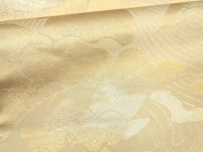 平和屋着物●西陣 川島織物 六通柄 本袋帯 流水松文 金銀糸 正絹 逸品 DABB3200cm