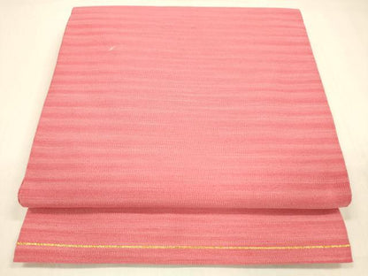 平和屋着物●爪掻本綴作家 伊達静 八寸名古屋帯 霞文 正絹 逸品 DABB3205cm