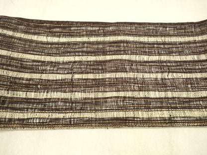平和屋着物▽つけ帯 スリーシーズン 春夏秋 櫛織 間道 金糸 正絹 逸品 DABB3210cm