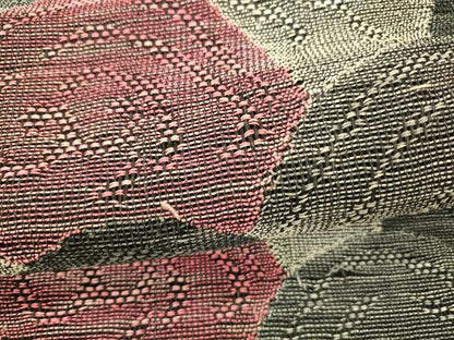 平和屋着物＊夏物 八寸名古屋帯 抽象文様 正絹 逸品 DABB3213cm