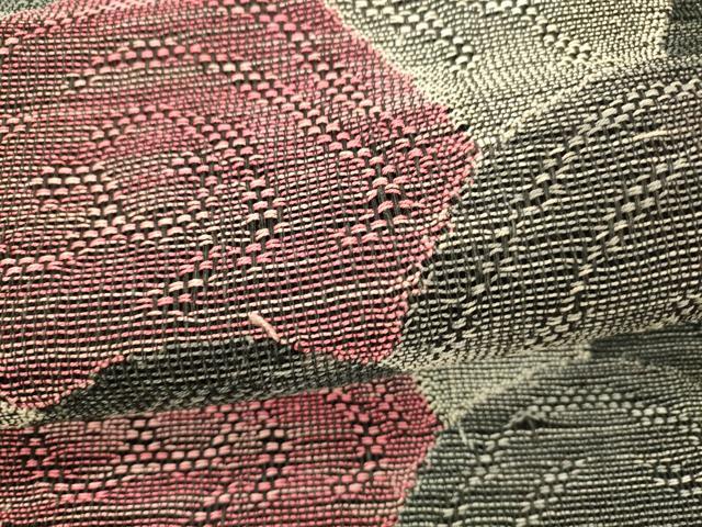 平和屋着物＊夏物 八寸名古屋帯 抽象文様 正絹 逸品 DABB3213cm