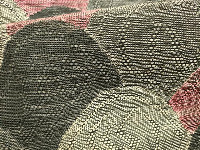 平和屋着物＊夏物 八寸名古屋帯 抽象文様 正絹 逸品 DABB3213cm