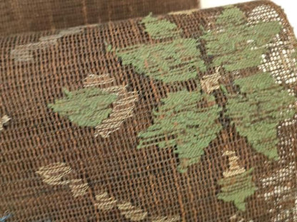 平和屋着物＊夏物 八寸名古屋帯 花菱文 金糸 正絹 逸品 DABB3215cm