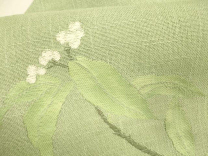 平和屋着物＊夏物 八寸名古屋帯 南天文 DABB3223cm