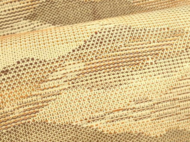 平和屋着物＊夏物 八寸名古屋帯 抽象文様 正絹 逸品 DABB3233cm