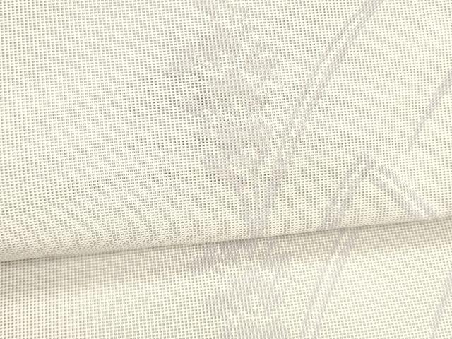 平和屋着物＊夏物 八寸名古屋帯 草花文 DABB3263cm