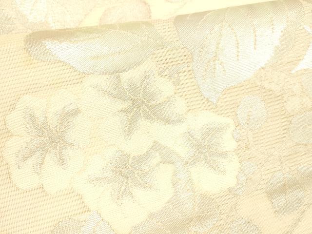 平和屋着物＊夏物 九寸開き名古屋帯 紫陽花 銀糸 正絹 逸品 DABB3270cm