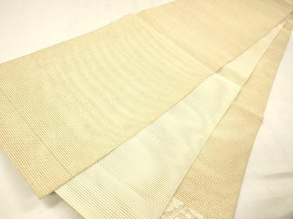 平和屋着物＊夏物 中国三大刺繍 スワトウ刺繍 汕頭刺繍 総刺繍 絽綴れ 太鼓柄袋帯 絽刺し 区限刺繍 草花文 金糸 正絹 逸品 DABB3271cm