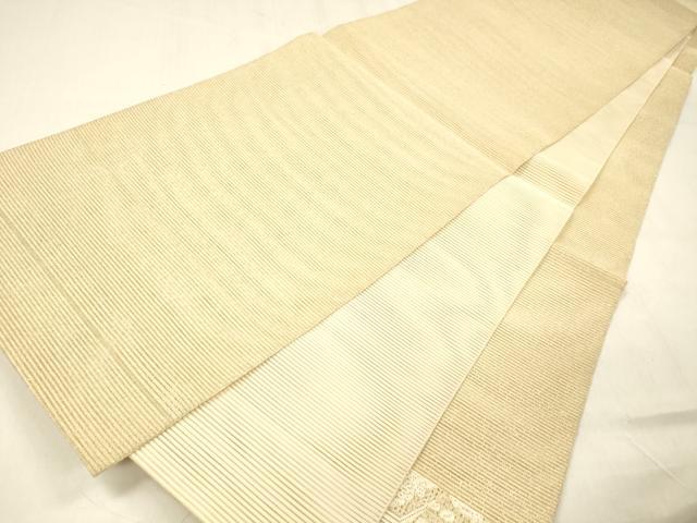 平和屋着物＊夏物 中国三大刺繍 スワトウ刺繍 汕頭刺繍 総刺繍 絽綴れ 太鼓柄袋帯 絽刺し 区限刺繍 草花文 金糸 正絹 逸品 DABB3271cm