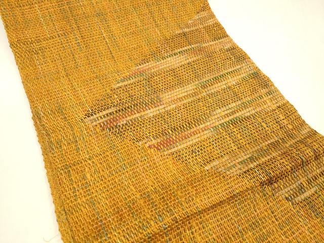平和屋着物＊夏物 八寸名古屋帯 抽象文様 正絹 逸品 DABB3275cm