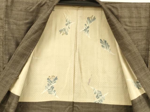 平和屋着物■男性　本場大島紬　アンサンブル　亀甲柄　総詰め　正絹　逸品　DABB3312cm