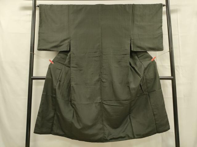 平和屋着物■男性 紬 間道 正絹 逸品 DABB3349cm