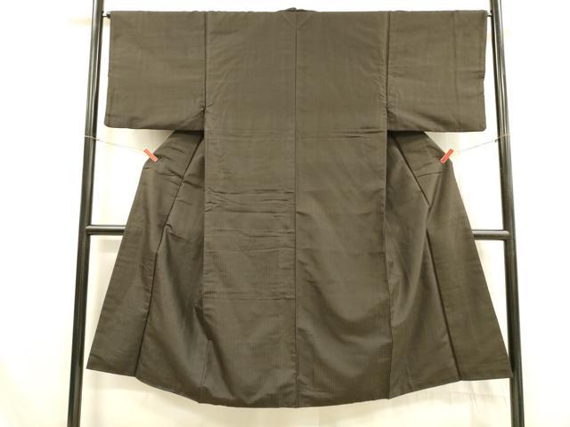 平和屋着物■男性 紬 間道 正絹 逸品 DABB3355cm