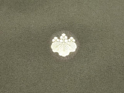 平和屋着物■豪華黒留袖 文箱草花文 金彩 駒刺繍 正絹 逸品 DABB3356cm