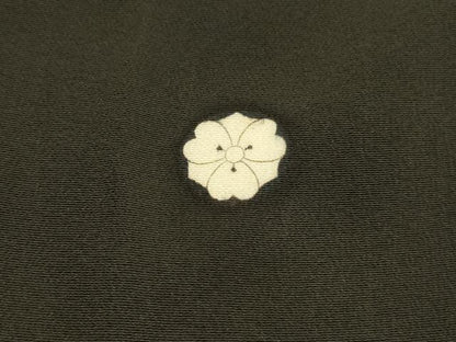 平和屋着物■豪華黒留袖　駒刺繍　鳳凰更紗花文　金彩　正絹　逸品　DABB3373cm