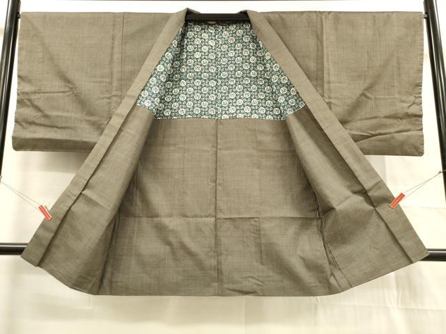 平和屋着物■男性　本場大島紬　アンサンブル　100亀甲　総詰め　正絹　逸品　DABB3408cm
