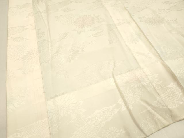 平和屋着物■長襦袢　無双仕立て　草花地紋　暈し染め　正絹　逸品　DABB3411cm