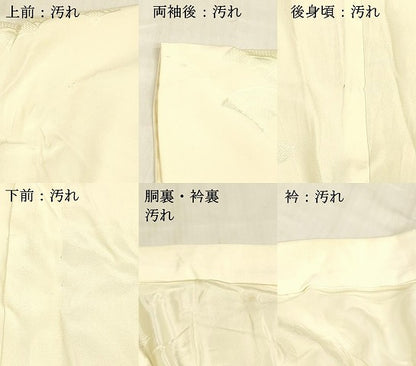 平和屋着物■長襦袢　無双仕立て　青海波地紋　暈し染め　正絹　逸品　DABB3425cm