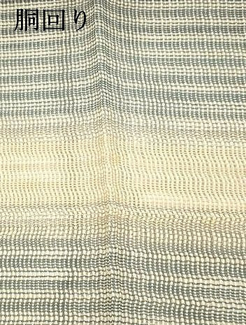 平和屋着物＊夏物 八寸名古屋帯 間道 正絹 逸品 DABB3444cm