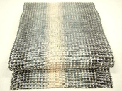 平和屋着物＊夏物 八寸名古屋帯 間道 正絹 逸品 DABB3444cm