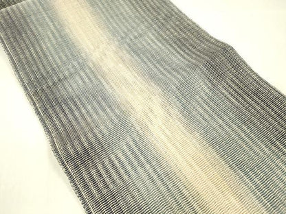 平和屋着物＊夏物 八寸名古屋帯 間道 正絹 逸品 DABB3444cm