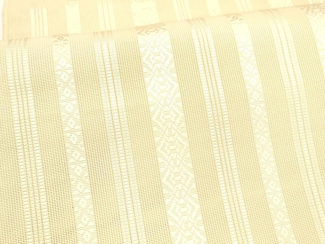 平和屋着物＊夏物 本場筑前博多織 八寸名古屋帯 紗献上 肌色 正絹 逸品 DABB3453cm