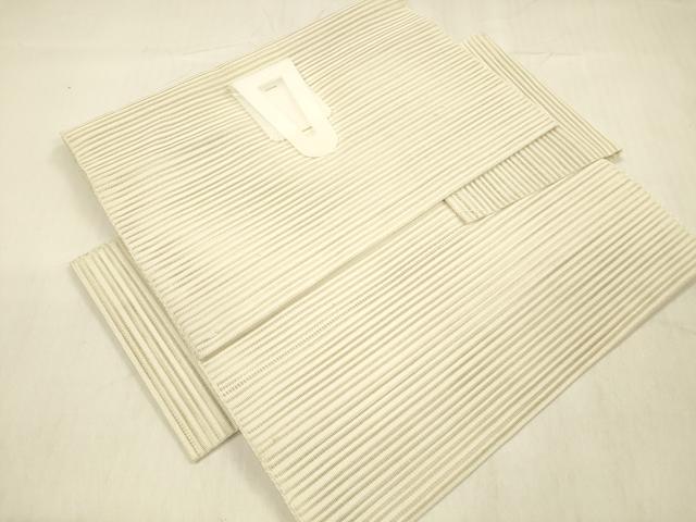 平和屋着物＊夏物 絽綴れ つけ帯 流水文 金糸 正絹 逸品 DABB3467cm