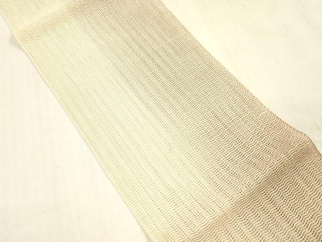 平和屋着物＊夏物 両面 半幅帯 間道 正絹 逸品 DABB3473cm