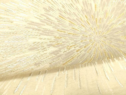 平和屋着物＊夏物 太鼓柄袋帯 花火 金銀糸 正絹 逸品 DABB3474cm