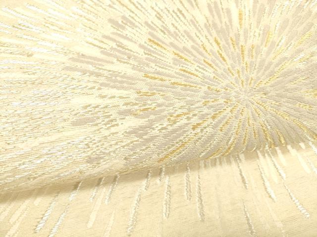 平和屋着物＊夏物 太鼓柄袋帯 花火 金銀糸 正絹 逸品 DABB3474cm