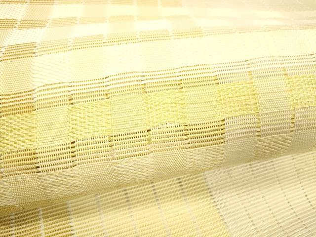 平和屋着物＊夏物 八寸名古屋帯 横段文 正絹 逸品 DABB3494cm