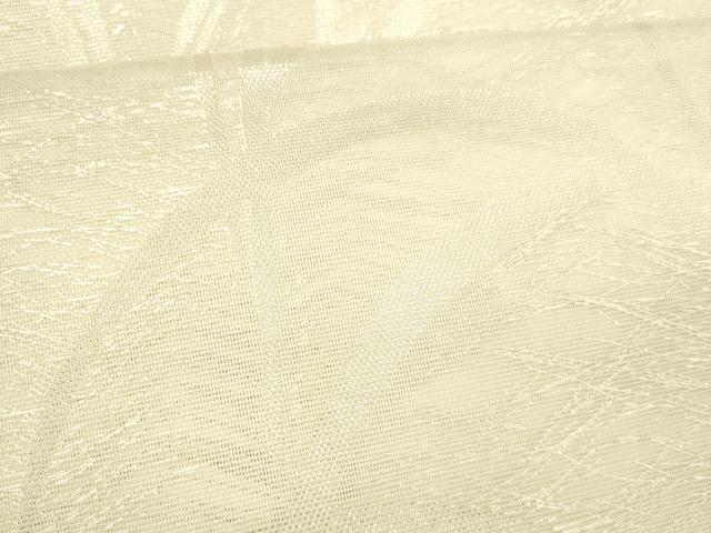 平和屋着物＊夏物 全通柄袋帯 草葉文 銀糸 正絹 逸品 DABB3498cm