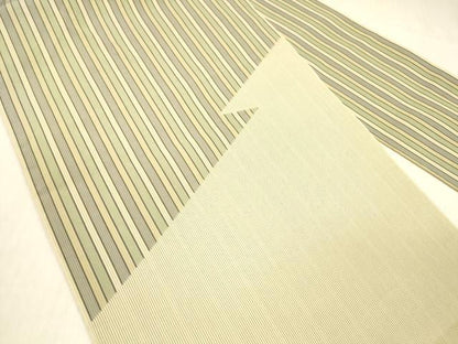 平和屋着物＊夏物 八寸名古屋帯 間道 正絹 逸品 DABB3508cm