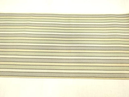 平和屋着物＊夏物 八寸名古屋帯 間道 正絹 逸品 DABB3508cm