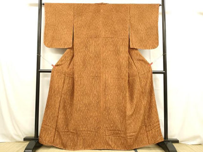 平和屋着物■上質な小紋 樹林文 正絹 逸品 未使用 DABB3541cm