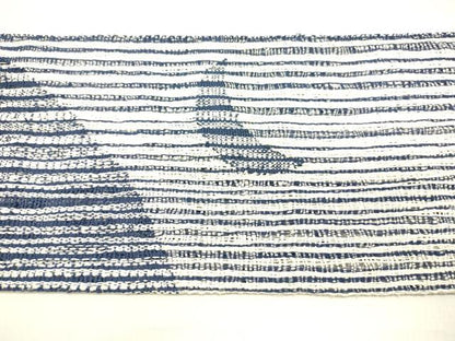 平和屋着物＊夏物 八寸名古屋帯 紬地 三日月 満月 正絹 逸品 DABB3553cm