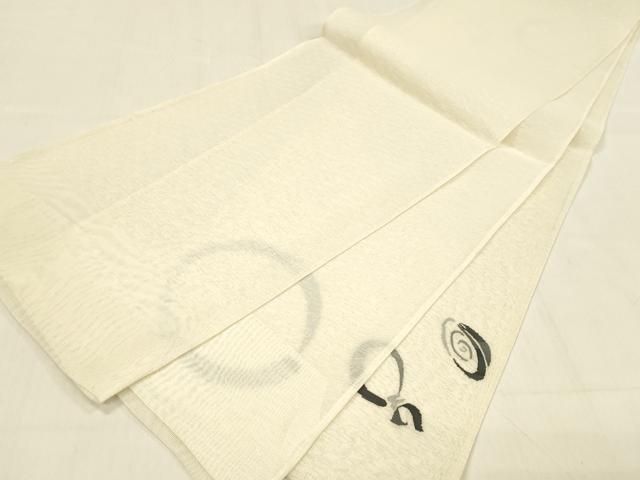 平和屋着物＊夏物 太鼓柄袋帯 丸文 瓢箪 正絹 逸品 DABB3567cm