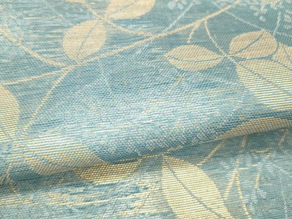 平和屋着物＊夏物 全通柄 本袋帯 枝葉文 金糸 正絹 逸品 DABB3569cm